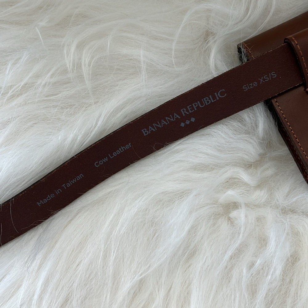 Banana Republic Factory Leather Belt Bag XS/S - Picture 7 of 7
